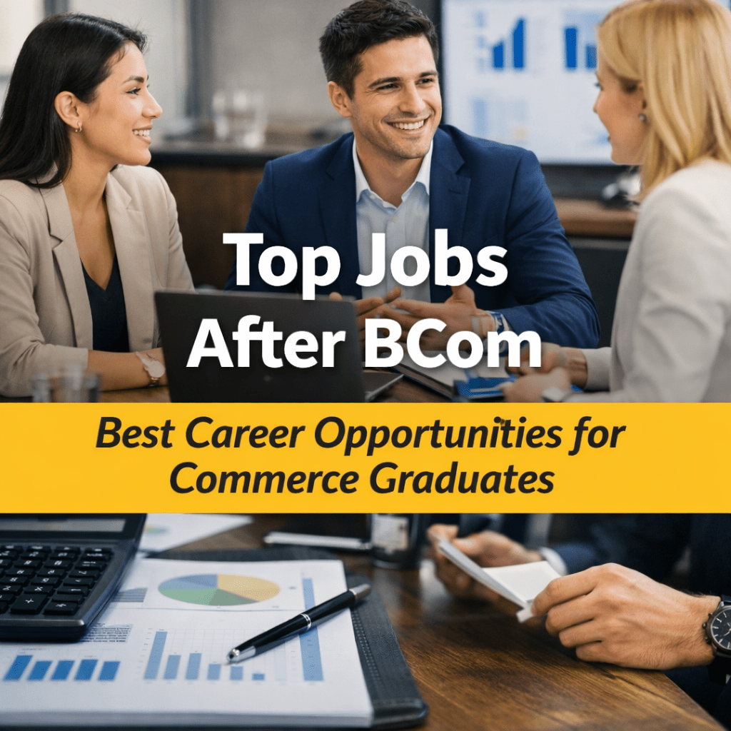 Top Jobs After BCom – Best Career Opportunities for Commerce Graduates