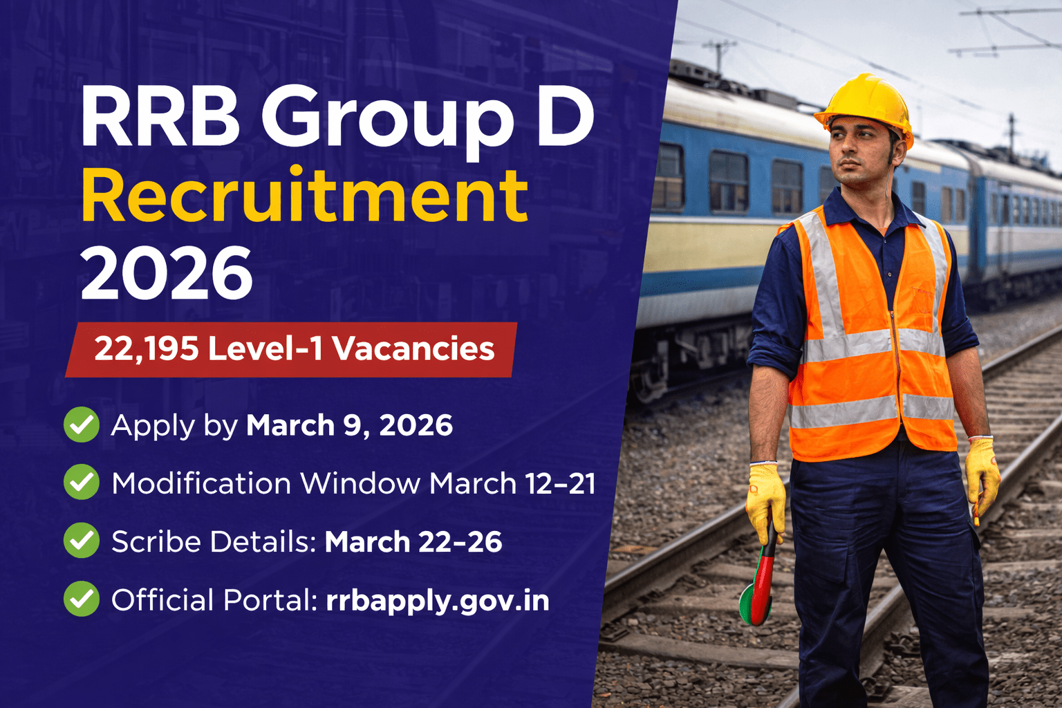 RRB Group D Recruitment 2026 – Latest Updates