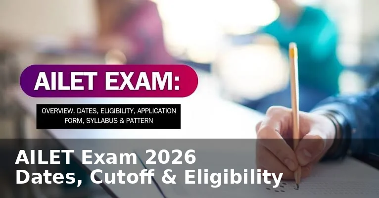 AILET Exam 2026 – Dates, Application Form, Cutoff, Eligibility & Syllabus